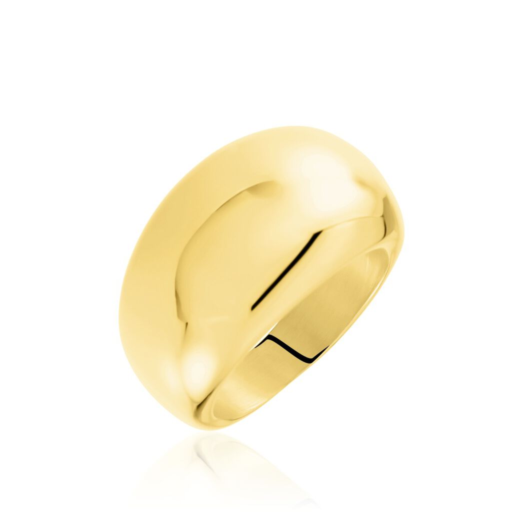 Bague Yka acier doré or : Les plus belles bagues pour femme et les
