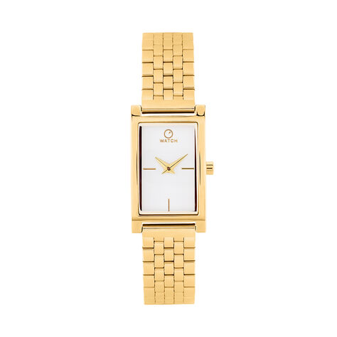 Montre O Watch Oblong Blanc - Montres Femme | Histoire d’Or