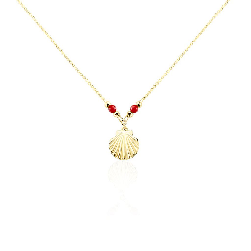 Collier Under The Sea Or Jaune Corail - Colliers Femme | Histoire d’Or