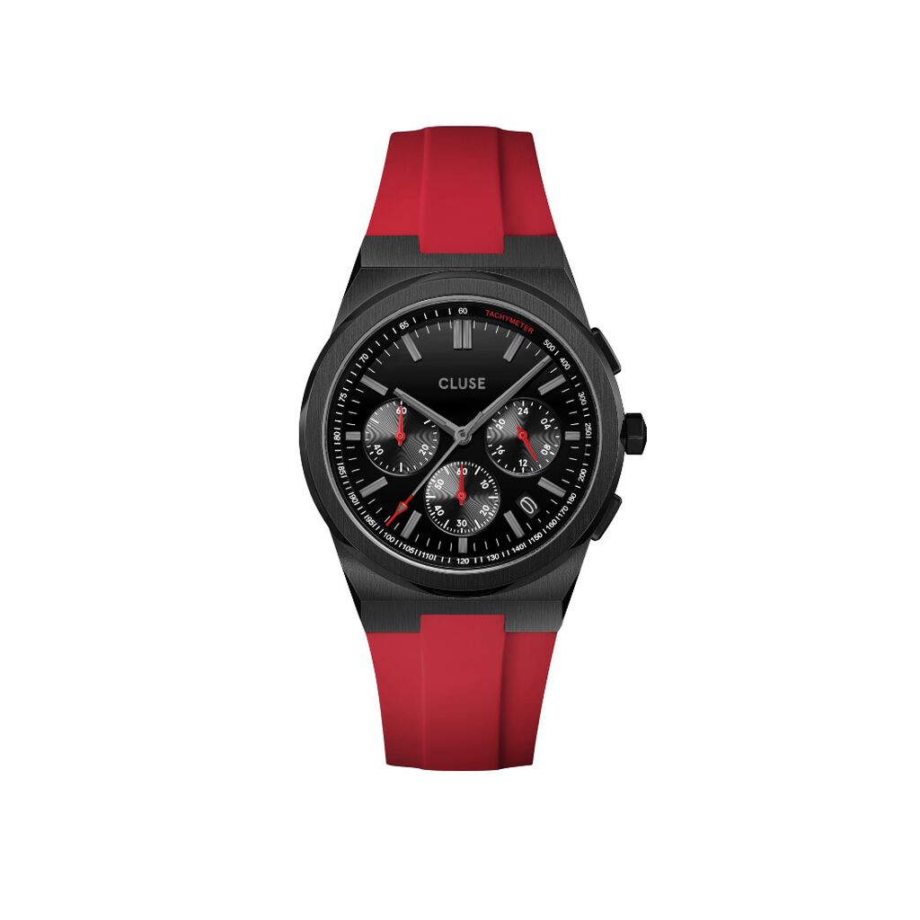 Montre Cluse Vigoureux Chrono Noir - Montres Homme | Histoire d’Or