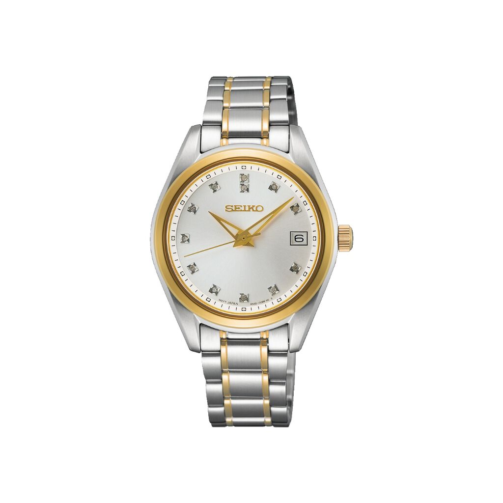 Montre Seiko Classique Blanc - Montres Femme | Histoire d’Or