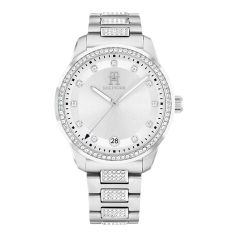 Montre Tommy Hilfiger Th85 Crystals Blanc - Montres Femme | Histoire d’Or