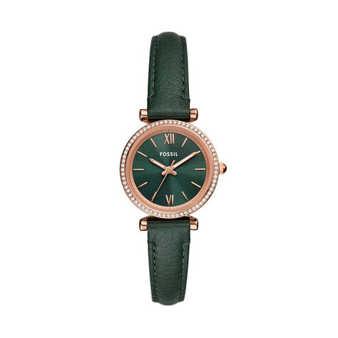 Montre Fossil Carlie Vert - Montres Femme | Histoire d’Or