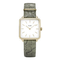 Montre Cluse La Tetragone Blanc