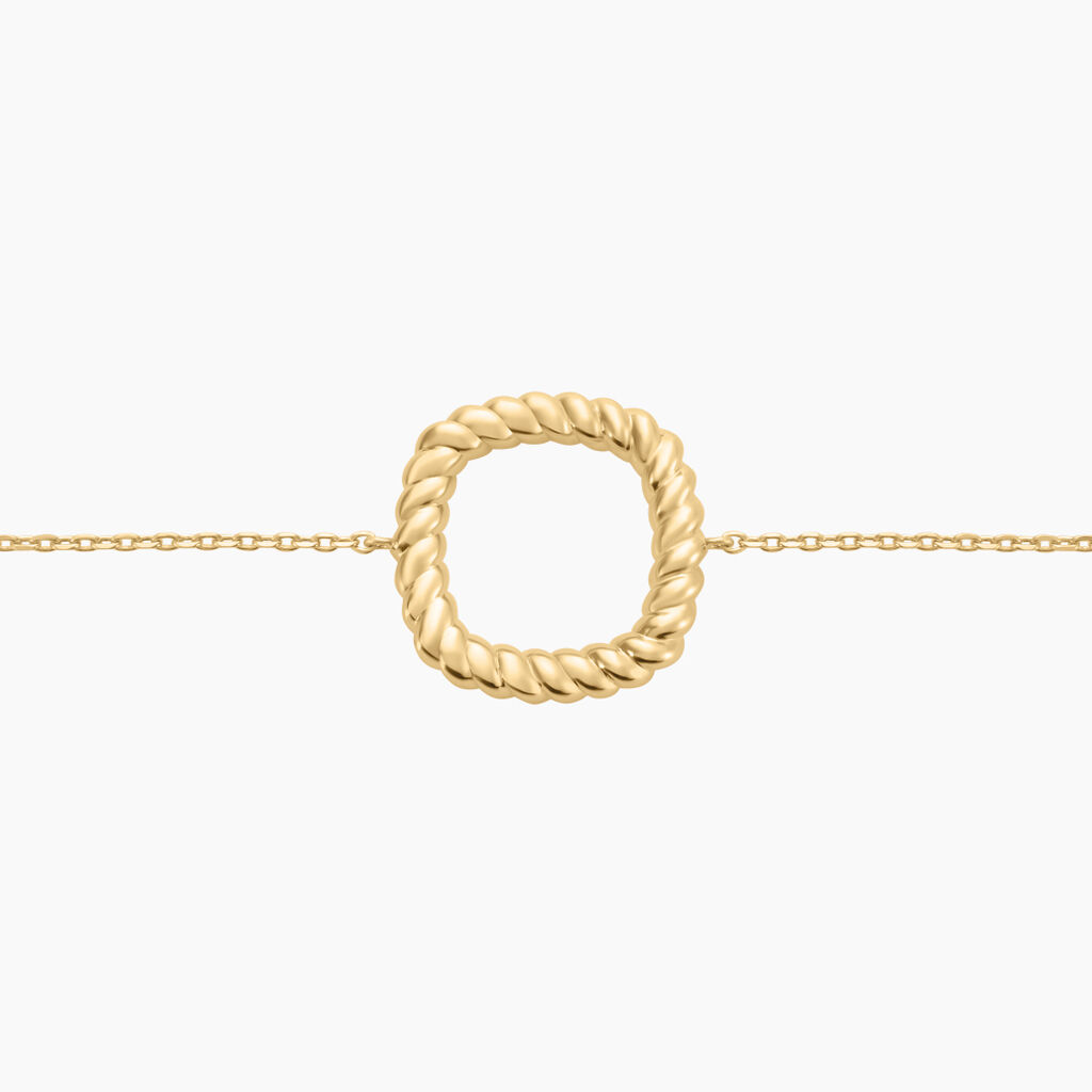 Bracelet Monifa Plaque Or Jaune - Bracelets Femme | Histoire d’Or