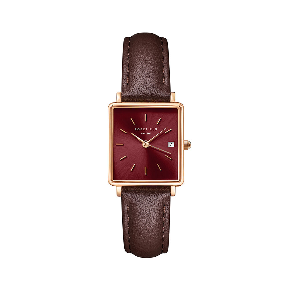 Montre Rosefield Boxy Xs Bordeaux - Montres Femme | Histoire d’Or