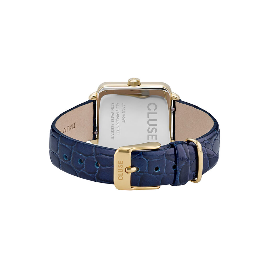 Montre Cluse La Tetragone Bleu - Montres Femme | Histoire d’Or