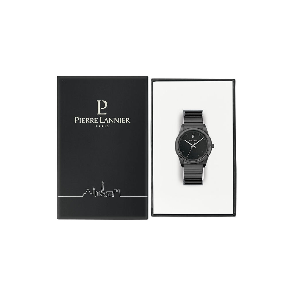 Montre Pierre Lannier Candide Noir - Montres Homme | Histoire d’Or