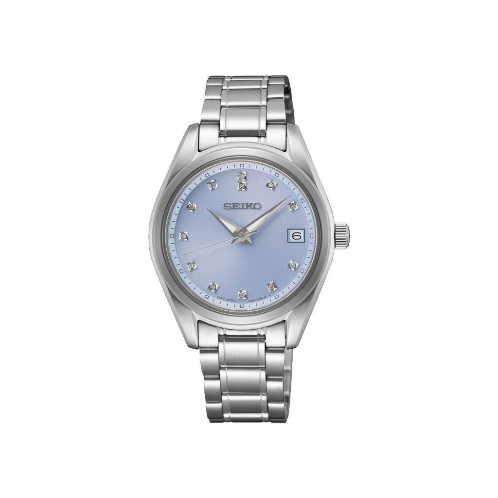 Montre Seiko Classique Bleu Sky - Montres Femme | Histoire d’Or