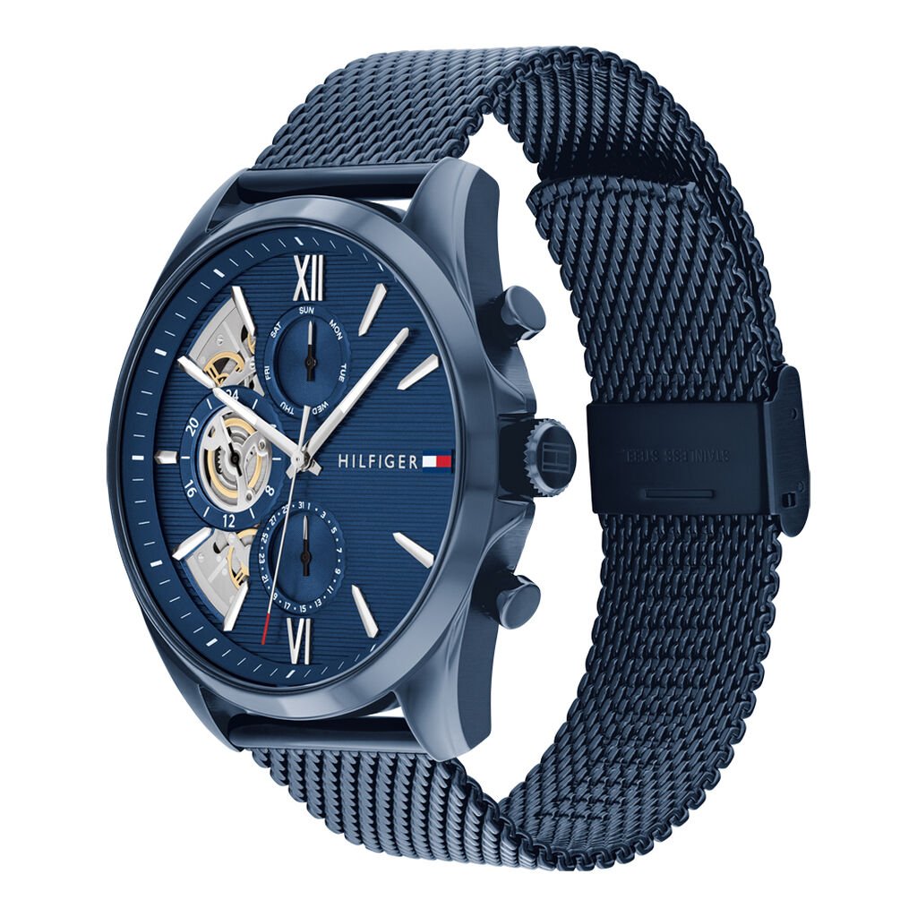 Montre Tommy Hilfiger Baker Bleu - Montres Homme | Histoire d’Or