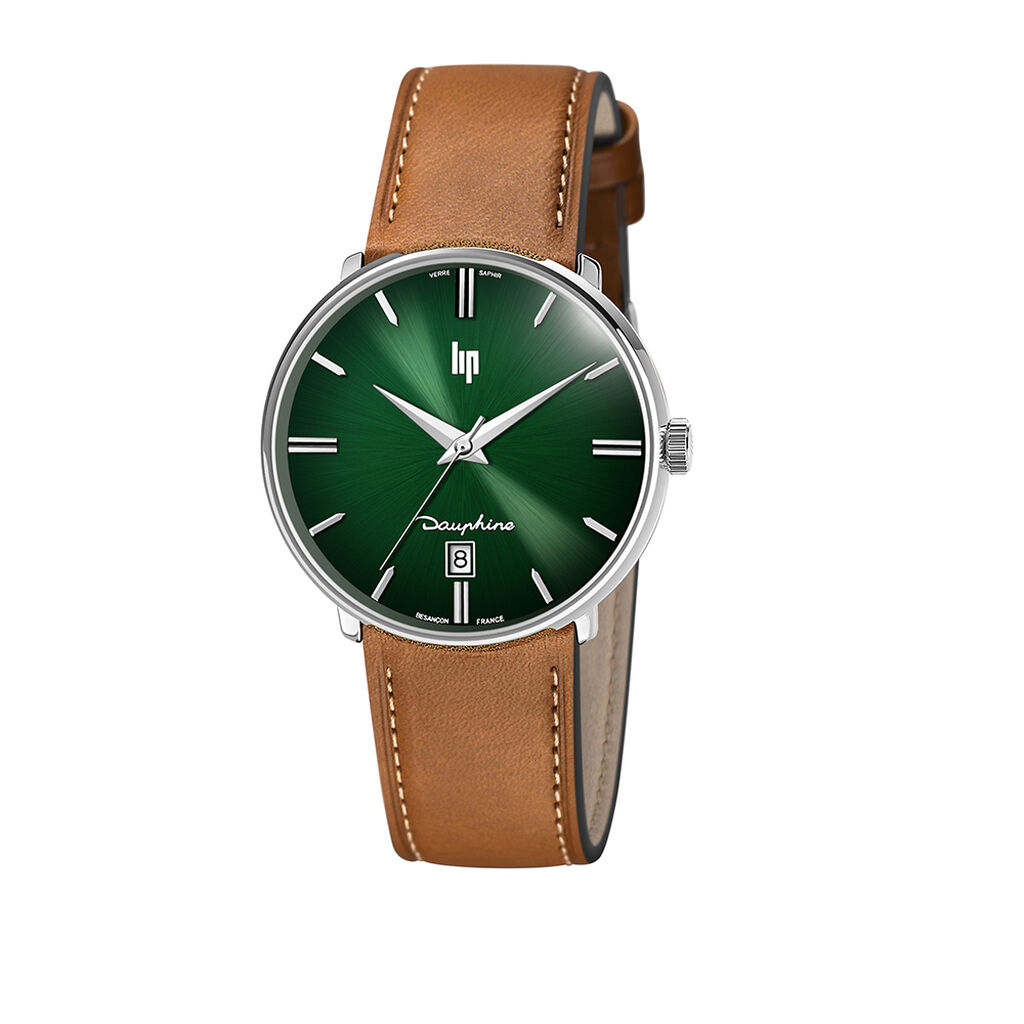 Montre Lip Dauphine 38 Vert - Montres Famille | Histoire d’Or