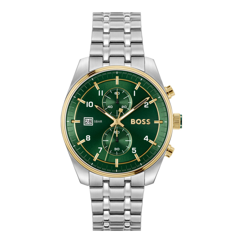 Montre Boss Skytraveller Vert - Montres Homme | Histoire d’Or