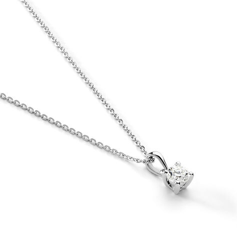 Collier Aphrodite Platine Blanc Diamant - Pendentifs Femme | Histoire d’Or