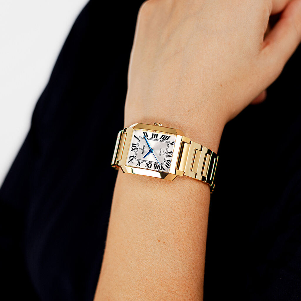 Montre Festina On The Square Blanc - Montres Femme | Histoire d’Or