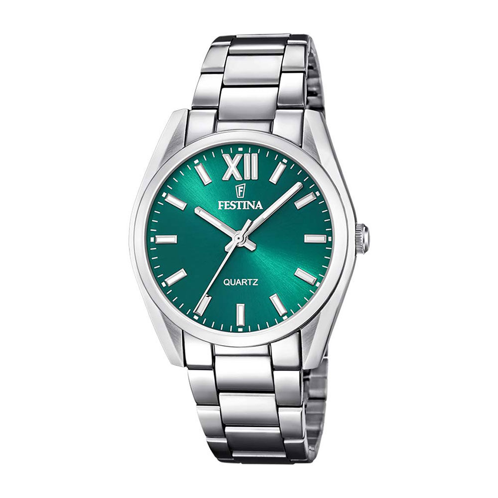 montre festina acier femme