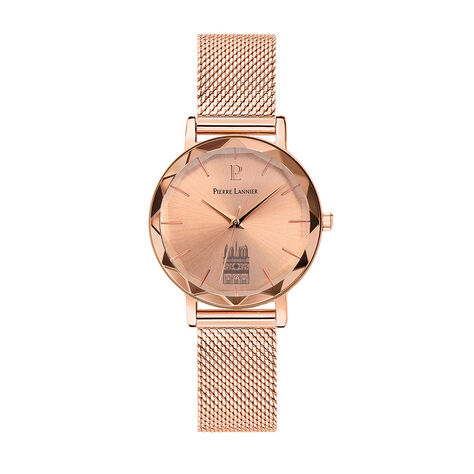 Montre Pierre Lannier Coeur Battant Rose - Montres Femme | Histoire d’Or