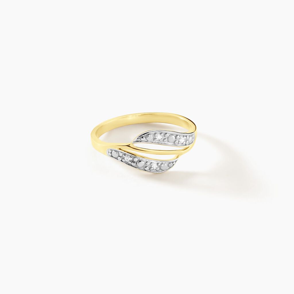 Bague Calypso Or Jaune Diamant - Bagues avec pierre Femme | Histoire d’Or