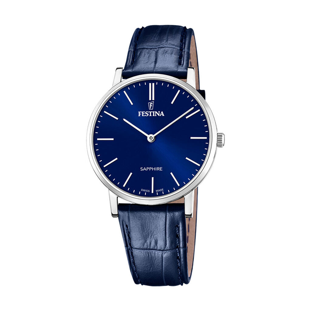 Montre Festina Swiss Made Bleu London - Montres suisses Homme | Histoire d’Or