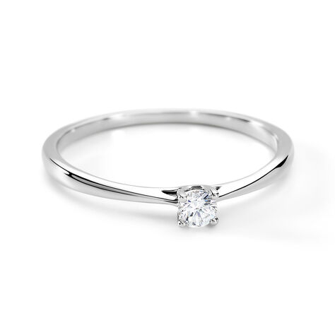 Bague Solitaire Aphrodite Platine Blanc Diamant - Bagues solitaires Femme | Histoire d’Or