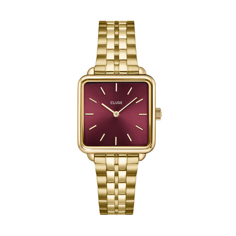 Montre Cluse La Tétragone Cerise - Montres Femme | Histoire d’Or