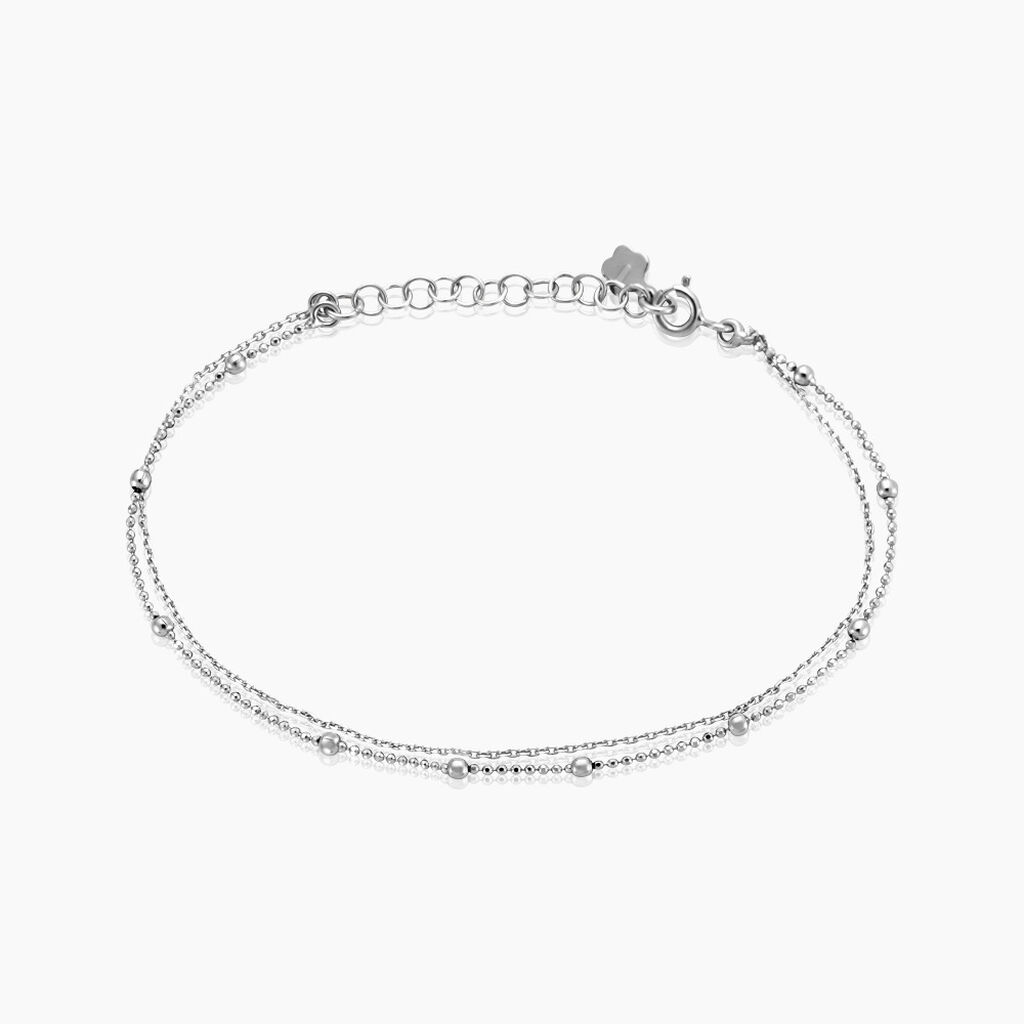 Bracelet Hayda Argent Blanc - Bracelets Femme | Histoire d’Or