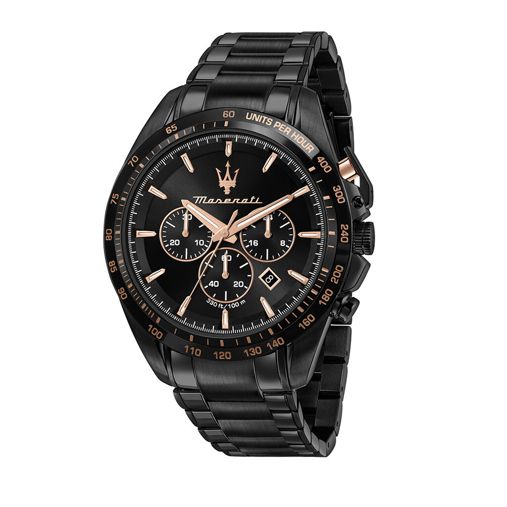 Montre Maserati Traguardo Noir - Montres Homme | Histoire d’Or