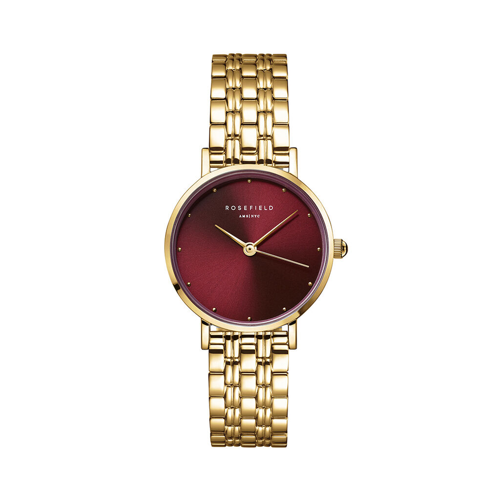 Montre Rosefield Small Edit Bordeaux - Montres Femme | Histoire d’Or