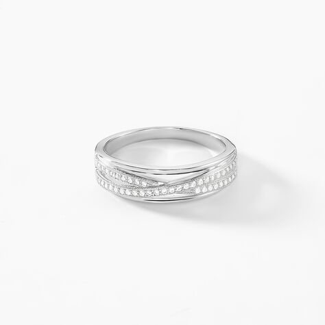 Bague Urpa Argent Blanc Oxyde De Zirconium - Bagues avec pierre Femme | Histoire d’Or