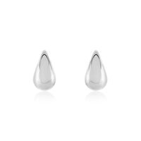 Boucles D'oreilles Puces Xenia Acier Blanc