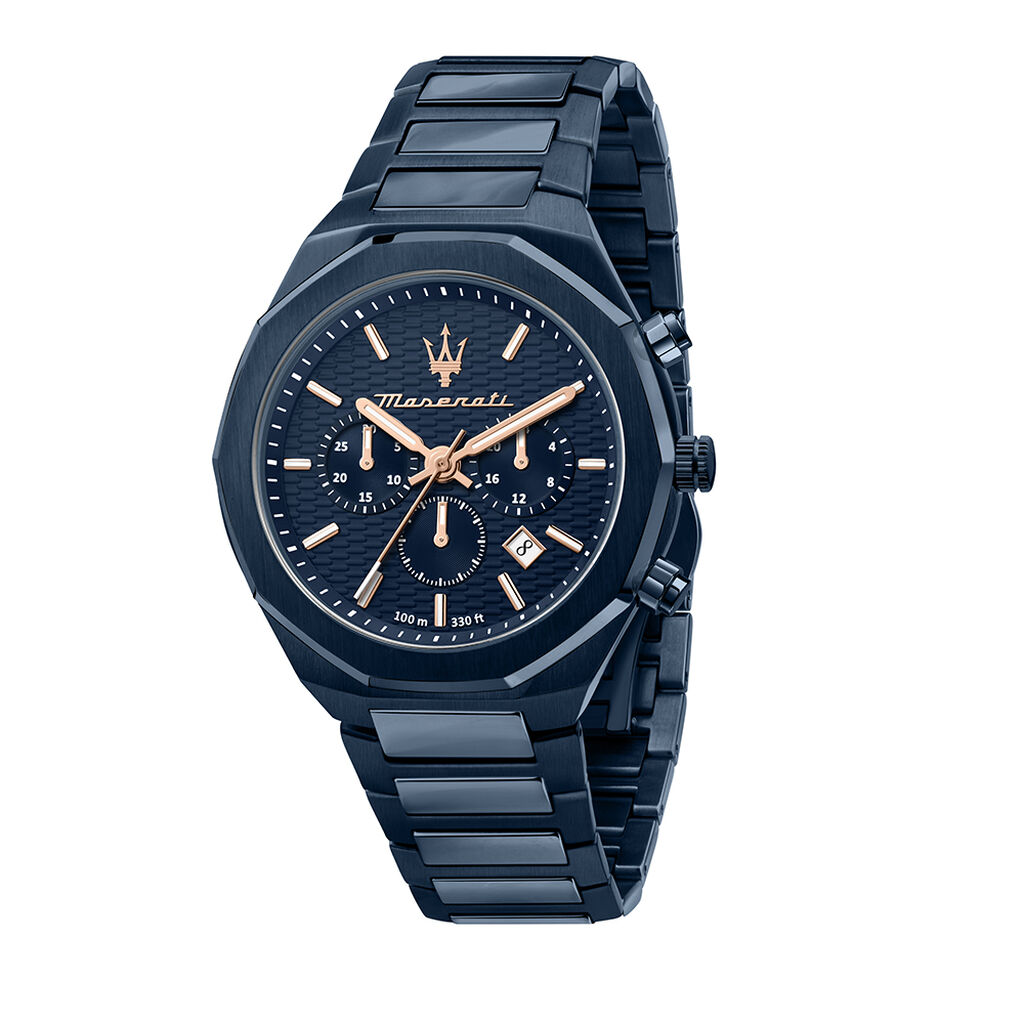 Montre Maserati Stile Bleu - Montres Homme | Histoire d’Or