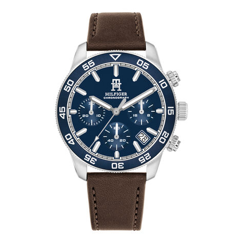 Montre Tommy Hilfiger Th85 Chrono Bleu - Montres Homme | Histoire d’Or