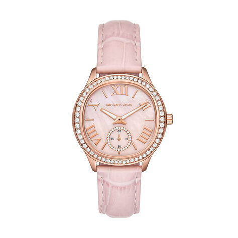 Montre Michael Kors Sage Nacre Rose - Montres Femme | Histoire d’Or