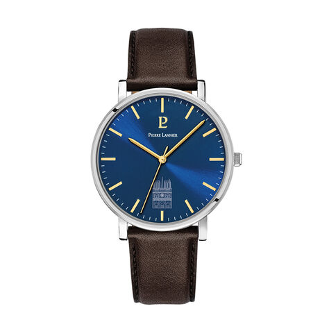 Montre Pierre Lannier Coeur Battant Bleu - Montres Homme | Histoire d’Or