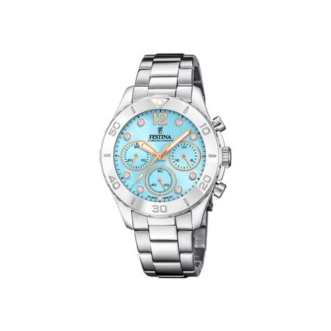 Montre Festina Boyfriend Collection Bleu Sky - Montres Femme | Histoire d’Or