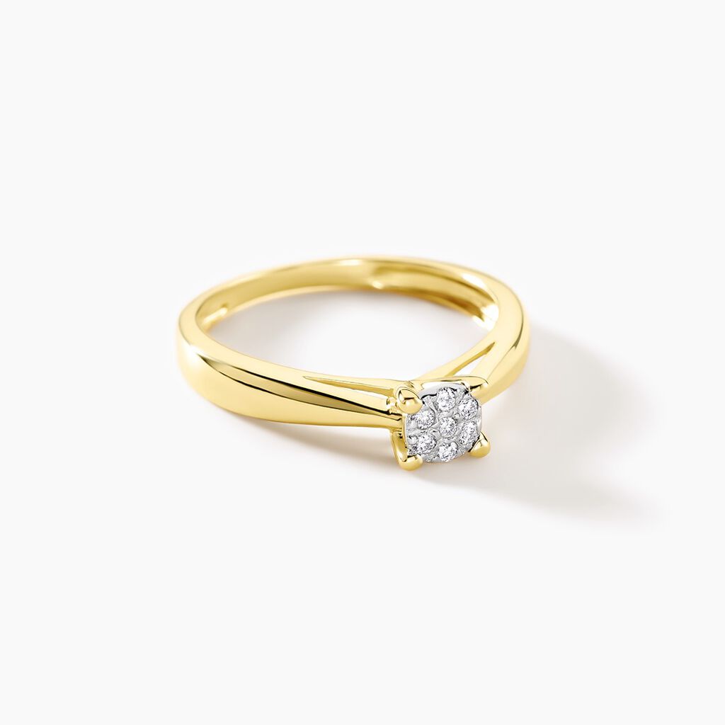 Bague Solitaire Artemis Or Jaune Diamant - Bagues solitaires Femme | Histoire d’Or