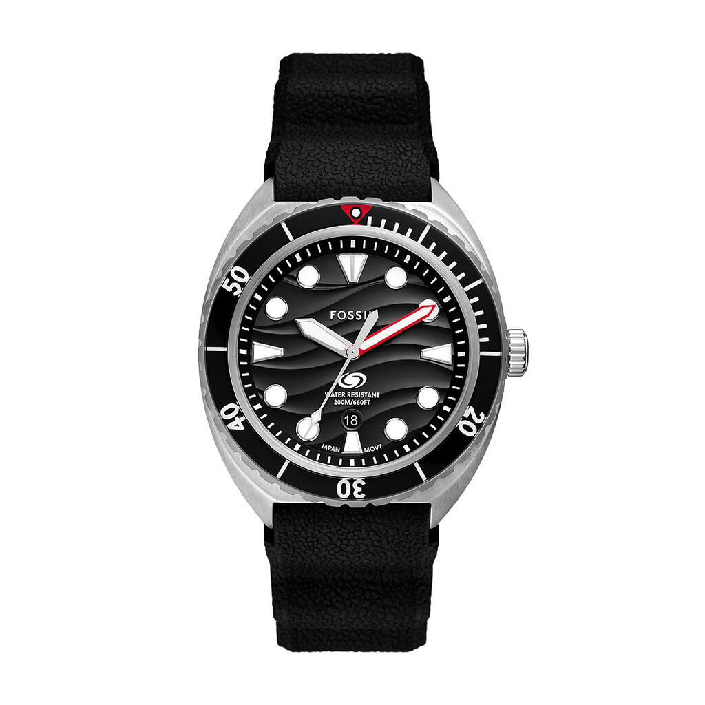 Montre Fossil Breaker Noir - Montres Homme | Histoire d’Or