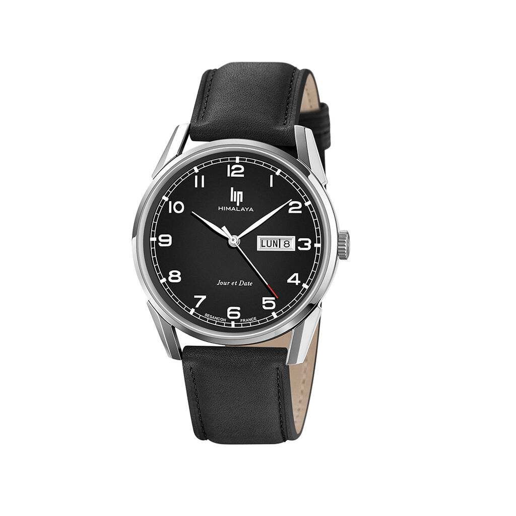 Montre Lip Himalaya 40 Noir - Montres Homme | Histoire d’Or