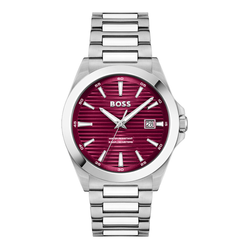 Montre Hugo Boss Boss Strike Bordeaux - Montres Homme | Histoire d’Or