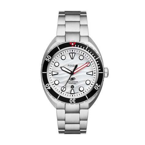 Montre Fossil Breaker Blanc - Montres Homme | Histoire d’Or