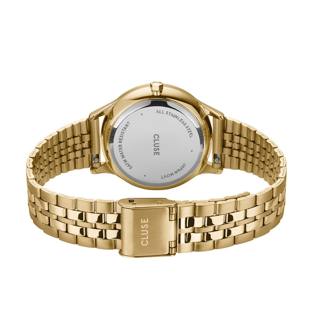 Montre Cluse Minuit Multifonction Noir - Montres Femme | Histoire d’Or