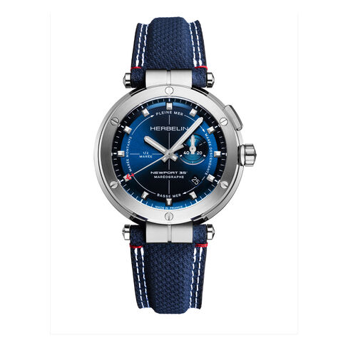 Montre Herbelin Newport Mareographe Bleu - Montres Homme | Histoire d’Or