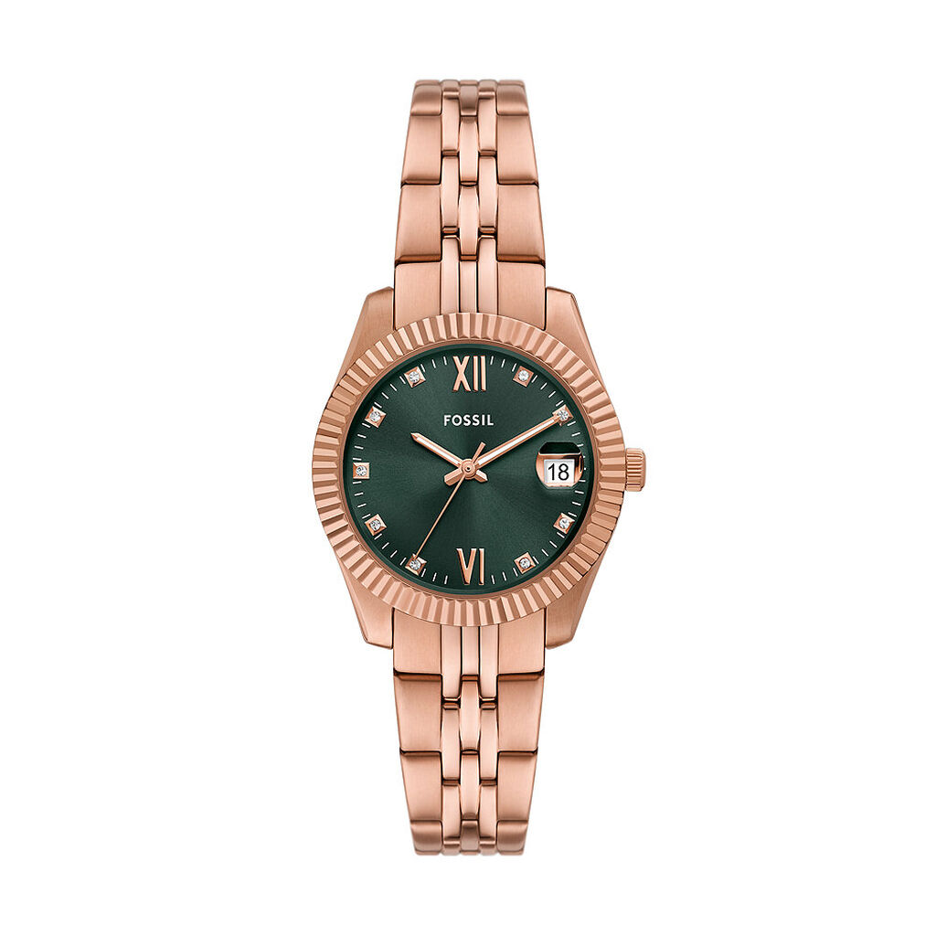 Montre Fossil Scarlette Mini Vert - Montres Femme | Histoire d’Or