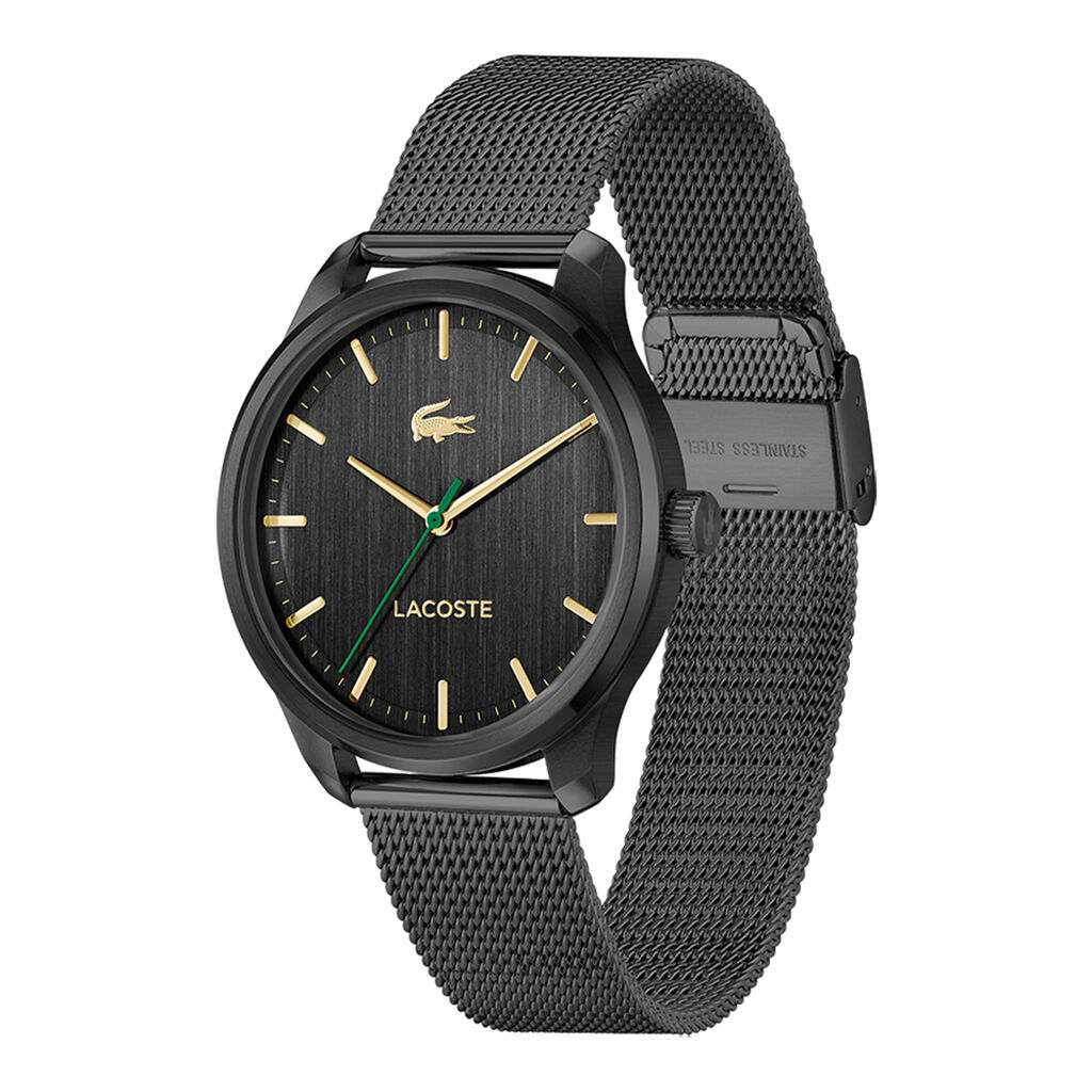 Montre Lacoste Lisbon Noir - Montres Homme | Histoire d’Or