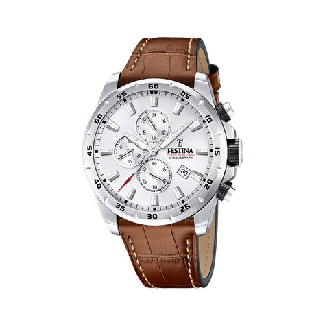 Montre Festina Timeless Chronograph Argenté - Montres Homme | Histoire d’Or