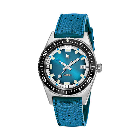 Montre Lip Nautic 3 Tropic Bleu - Montres Homme | Histoire d’Or