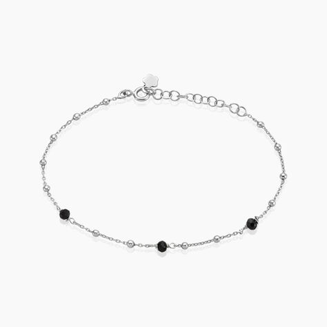 Bracelet Nissia Argent Blanc Verre - Bracelets Femme | Histoire d’Or