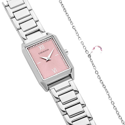 Coffret De Montre Codhor Arianne 2 Rose - Montres Femme | Histoire d’Or