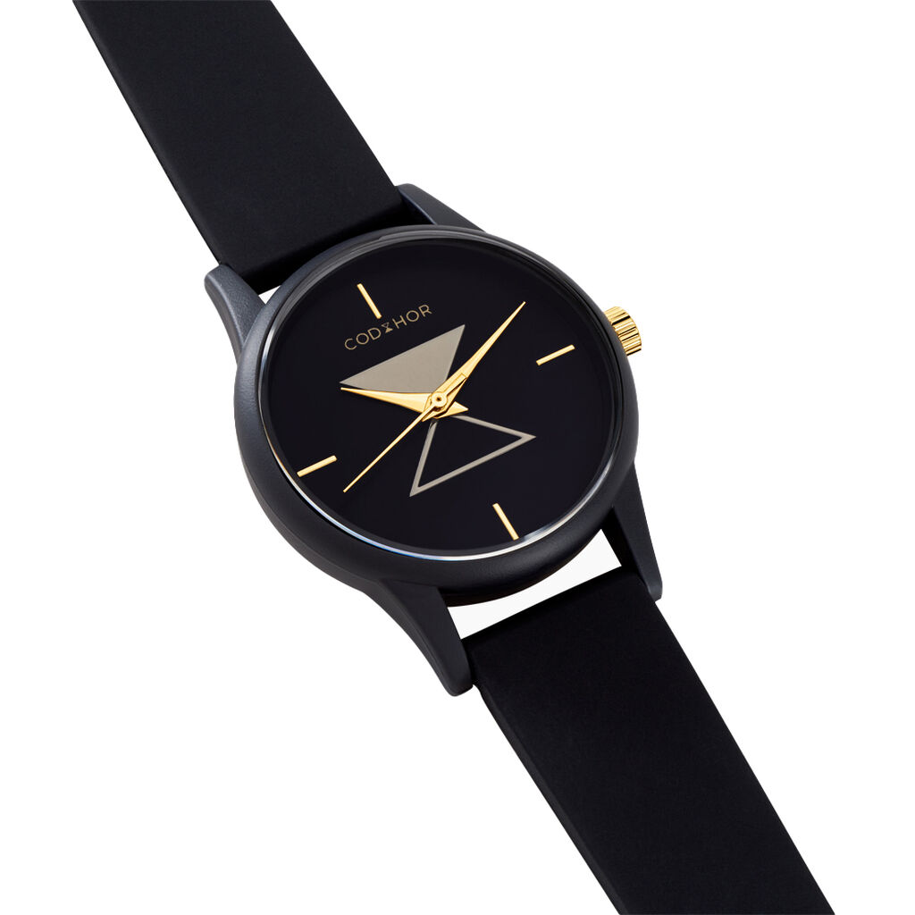 Montre Codhor Pauline Noir - Montres Femme | Histoire d’Or