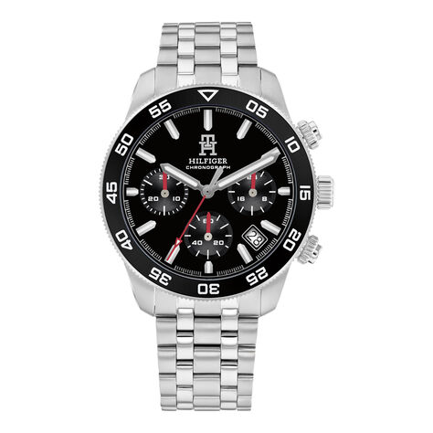 Montre Tommy Hilfiger Th85 Chrono Noir - Montres Homme | Histoire d’Or