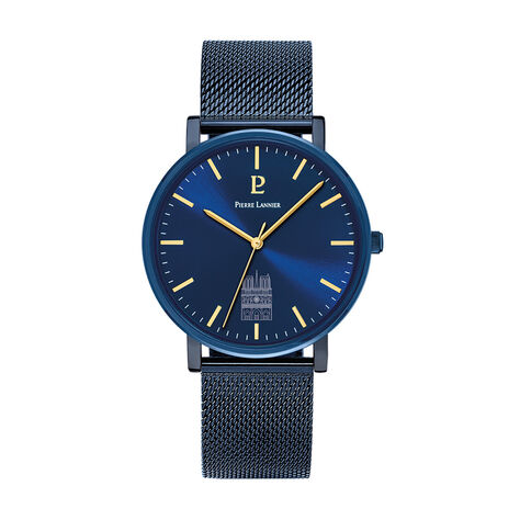 Montre Pierre Lannier Coeur Battant Bleu - Montres Homme | Histoire d’Or